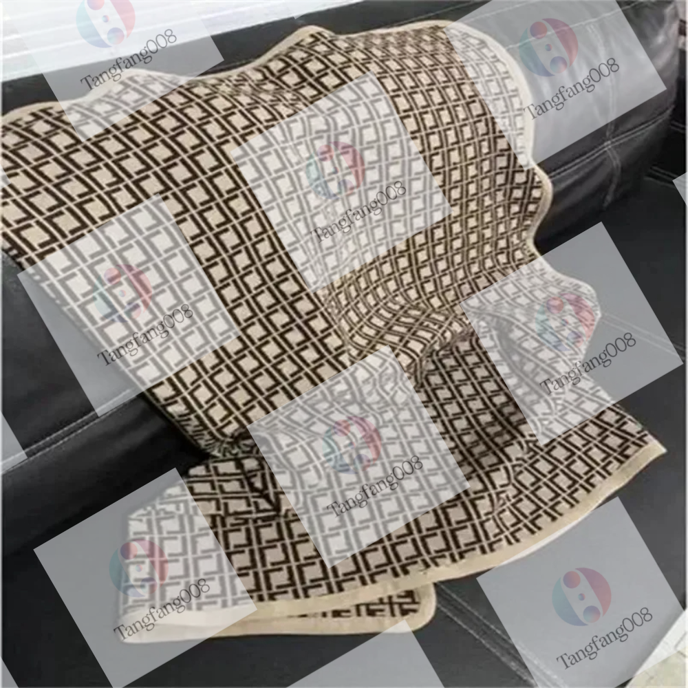 Warm & Breathable Infant Knitted Blanket - Customizable Letter Print, 100% Cotton for Year-Round Comfort
