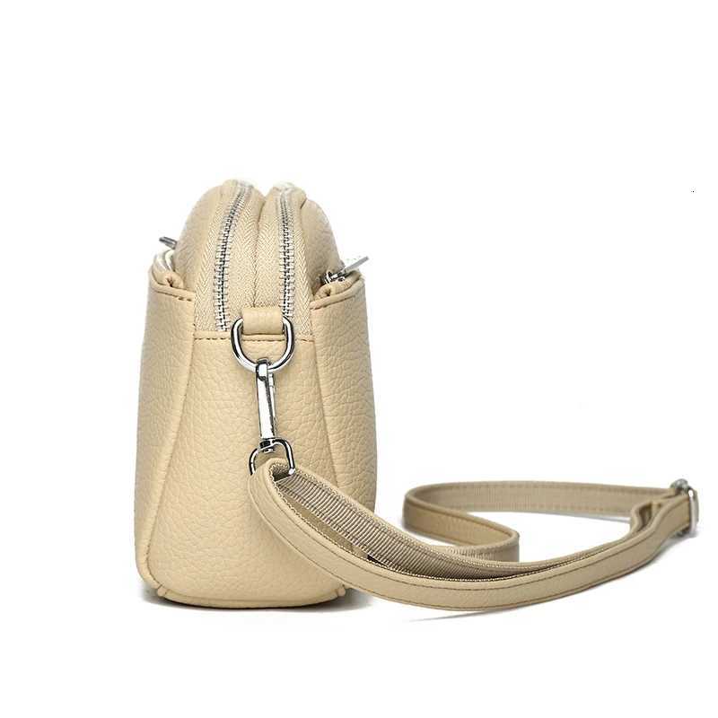 New Korean-Style Letter-Pattern Leather Multi-Purpose Crossbody Bag Stylish And Casual Suitable For Single-Shoulder CommutingT2511112