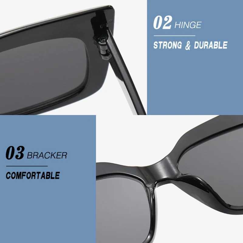 LeonLion Leopard Cateye Sunglasses Women Retro Eyewear Shades for Women Wholesale Luxury Square Oversized Glasses Gafas De Sol Z250411