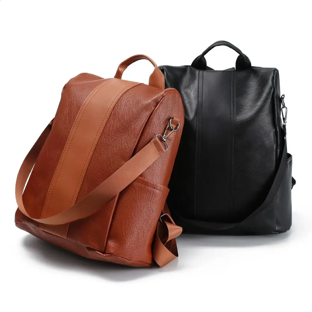 Women Anti-theft Backpack Casual Daypack Outdoor Female Rucksack Women Shoulder Travel Multi-function Bags 250407