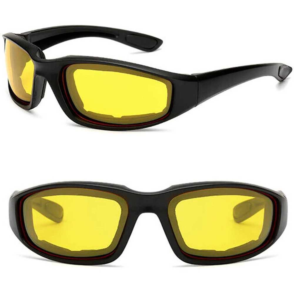 KLASSNUM Yellow Lens Sunglassese For Driving Anti-UV Motorcycle Riding Glasses Padding Goggles Outdoor Sports Women Sunglasses Z250411