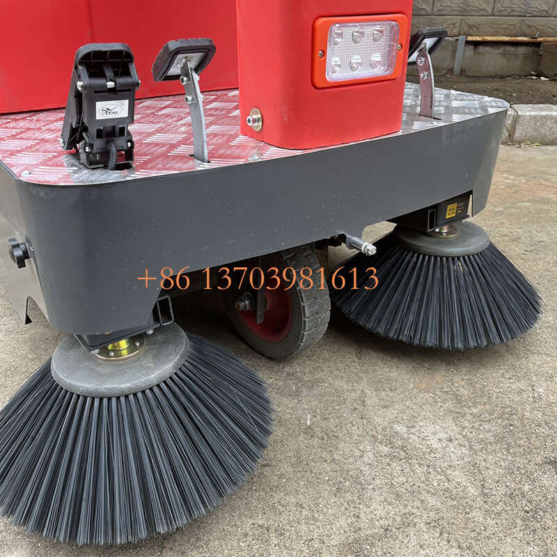 ride-on road sweeping machine commercial industrial floor sweeper clean sweeper