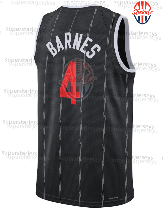 Personalized Custom 2025-26 CITY Jersey Scottie Barnes RJ Barrett Gradey Dick Ochai Agbaji
