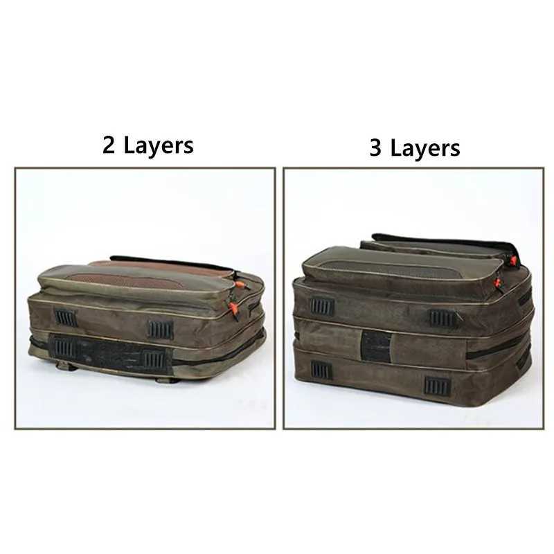 Multi-layered Thickened Large Capacity Fishing Bag Shoulder Backpack Waterproof Fishing Gear Kit Z250411