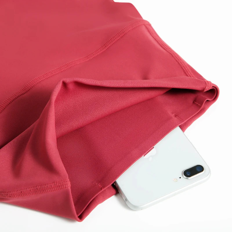 SOISOU Nylon Yoga Pants Gym Leggings Women Girl Fitness Soft Tights High Waist Elastic Breathable No T Line Sports 251112