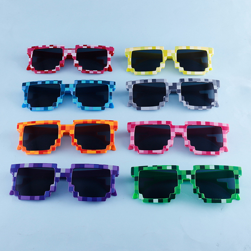 New Fashion Internet Celebrity Mosaic Glasses Personalized Street Photography Dance Performance Toy Sunglasses