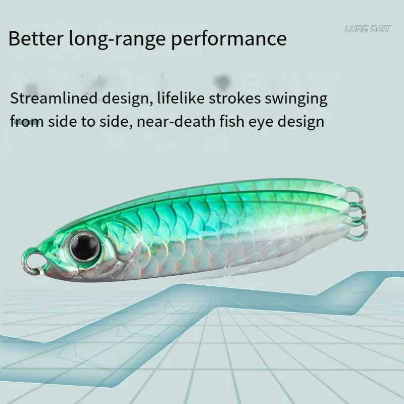 Artificial Bait Bass Hook Feather Fishing Colorful Carbon Metal Jig Lure Spinning Spoon of Minnow Sinking Casting Pesca Tackle Z250411