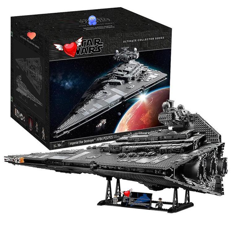 1:1 copy 75252 star Set leg0 Empire Star Destroyer Top Quality Building Blocks Model Large High-Difficulty Giant Assembly Puzzle Toy Holiday gifts