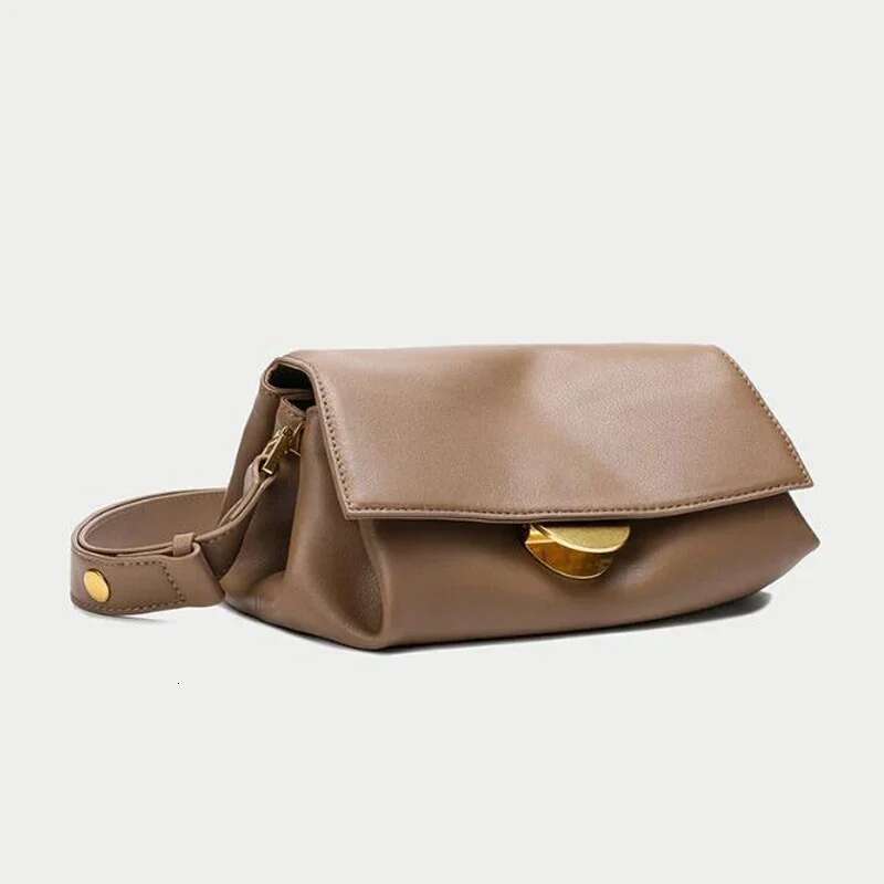 Leather Shoulder Bag For Women, Crossbody Bags, Multi Pockets, Adjustable Strap Purse, Handbag, Brand Design, Fashion