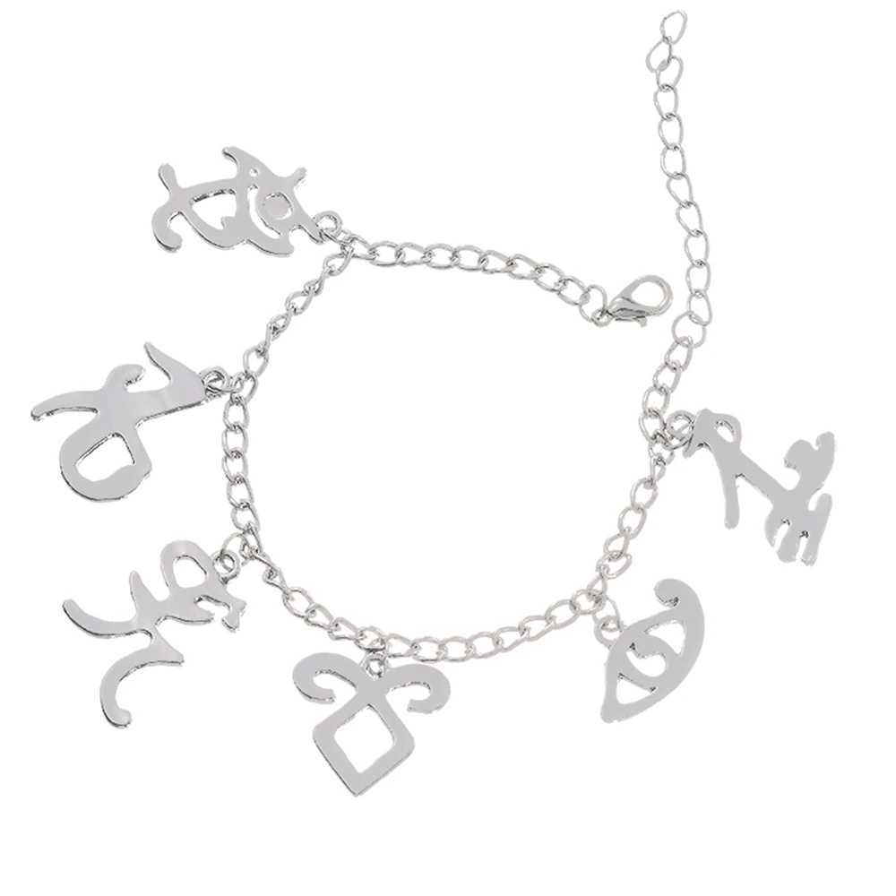 Hot The Mortal Instruments City of Bones Bracelet Inspired Angel Power Rune Symbols Bracelet Shadowhunters Ispired Charm JewelryC250411