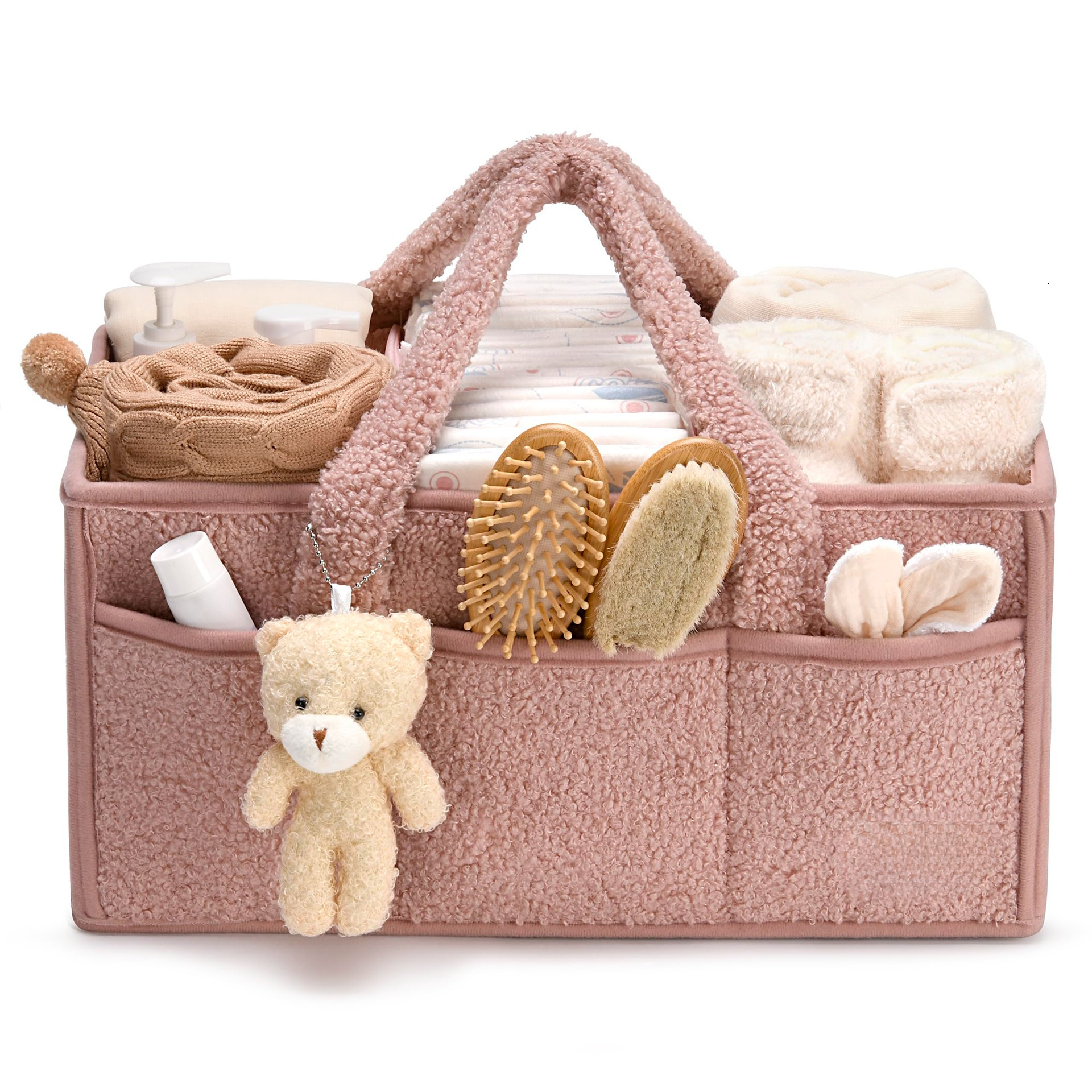 New Baby Diaper Box Large Storage Bag Newborn Products Men's and Women's Baby Shower Basket Nursery Storage Belt Trendy Designer Diaper Bag