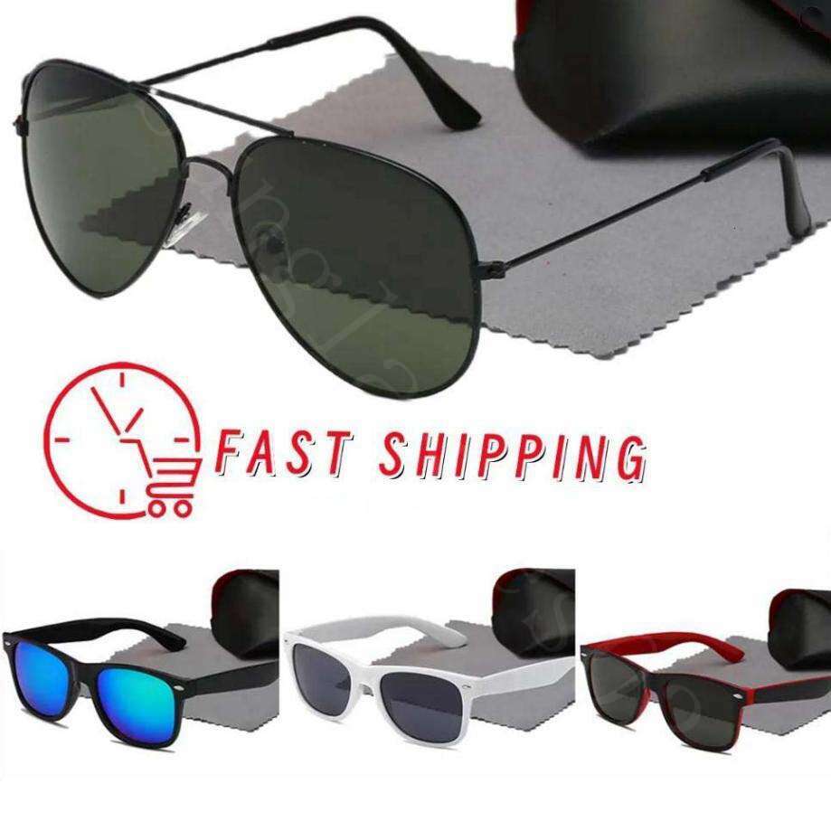 Designer Men women Polarized Sunglasses of womens Adumbral UV400 Eyewear Classic eyeglasses Male Sun Glasses Metal Frame With Box