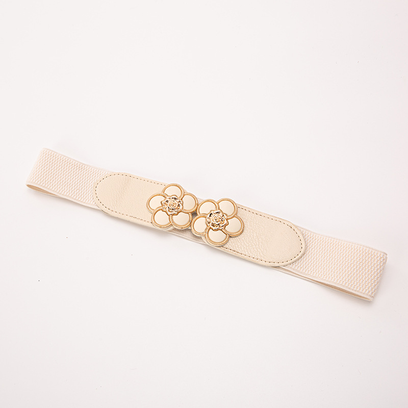 Korean version versatile with loose tight waistband for women's elastic and wide waist closure