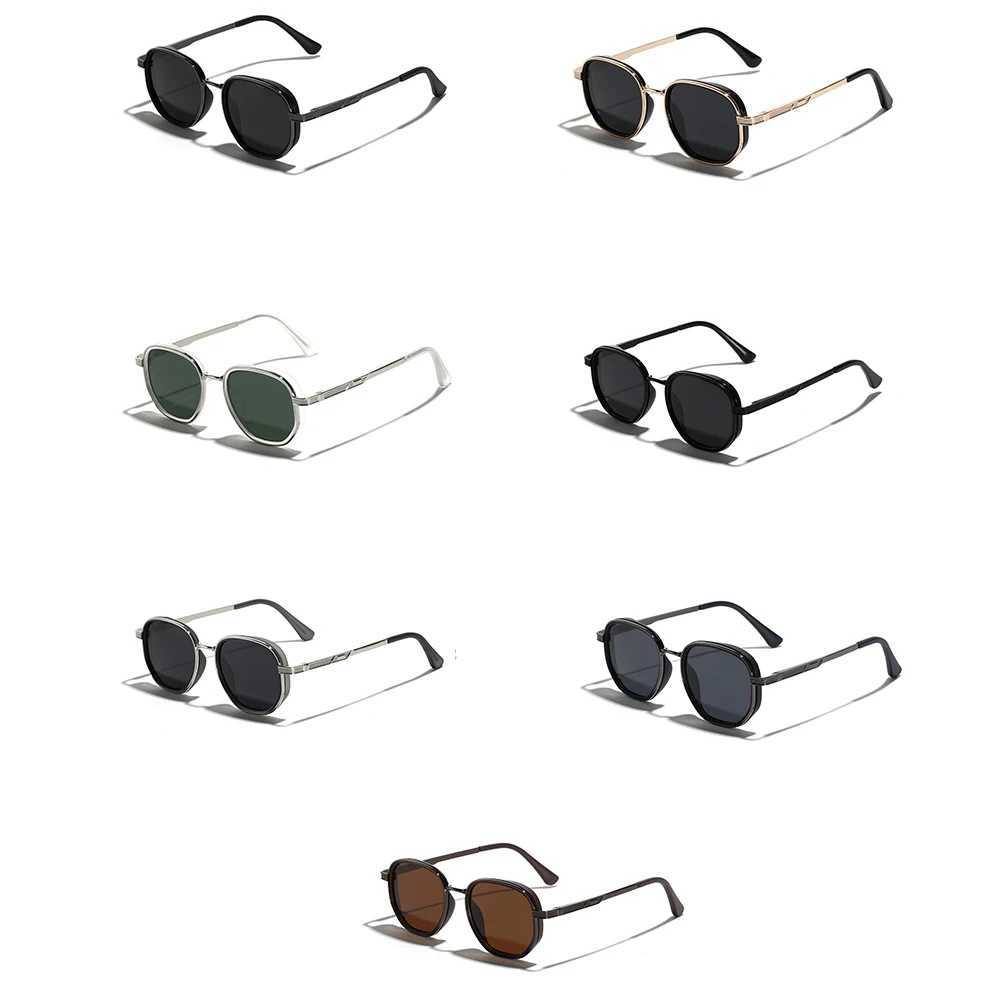 Peekaboo male polarized sunglasses for women TR90 unisex square sun glasses for men half metal TAC summer accessories 2024 Z250411
