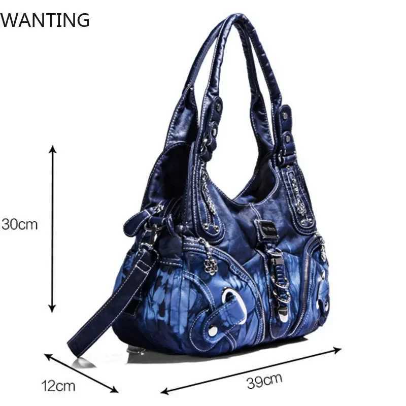 Angelkiss Women Handbags Shoulder Bag Top-handle Handbag Fashion Vintage Dumpling Pack Shoulder Bag Tote Bag Hobos Large PurseW251111