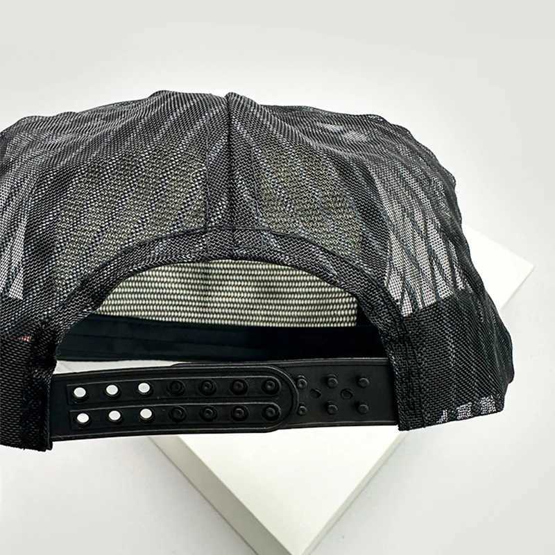 New Fashion Mens Printed Cartoon Baseball Cs Breathable Sunset Edition Korean Hip Hop Half Mesh Hat on Trend StreetXJ250411