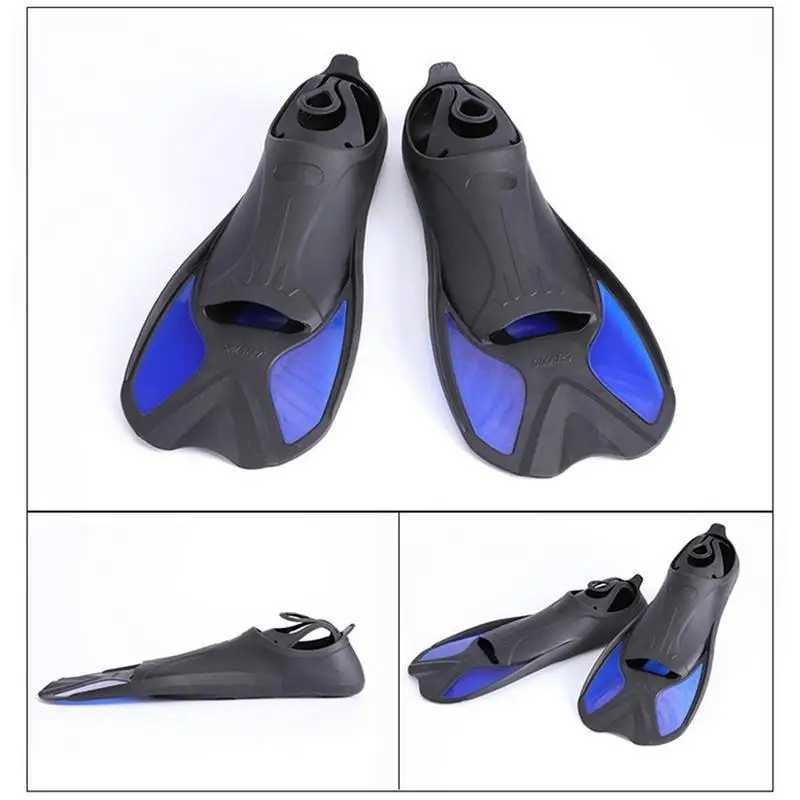 Swimming fins portable inflatable fins scuba diving flip cover anti slip diving flip cover full foot swimming flip cover beginner swimming equipmentY2