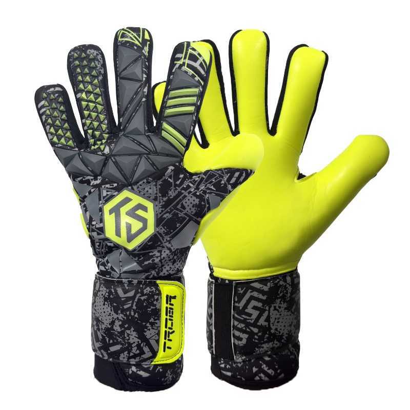 Professional football goalkeeper gloves for children and adults thick latex protection anti slip football goalkeeper football glovesXJ250412