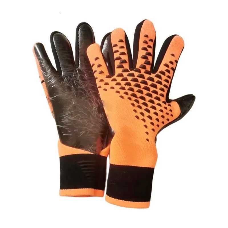HOT Children Adults Latex Football Goalkeeper Gloves Soccer Training Gloves Anti-slip Wear-resistant Wrist Guard Goalie GlovesW251112