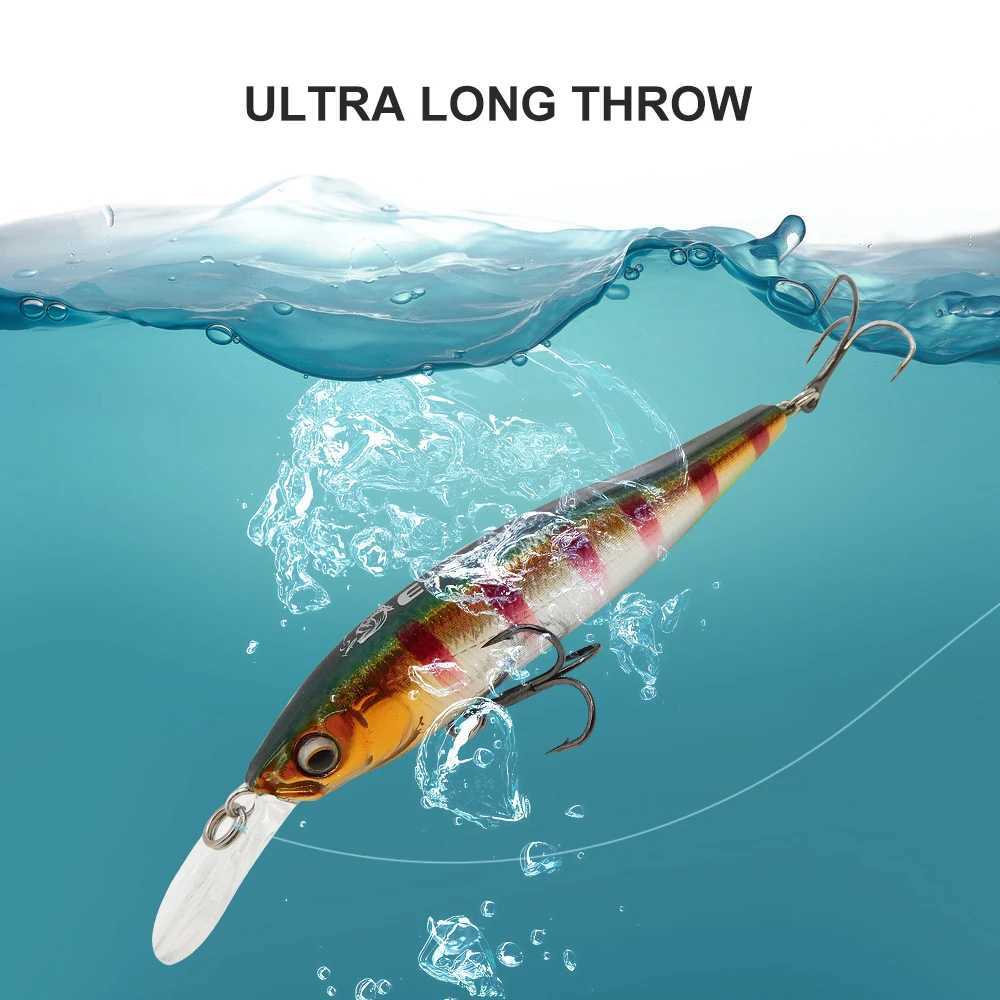 ESFISHING NEW Quality Wobble Hard Lure NAHAN 75mm 7.1g 0-2.4 dive Fishing Baits flow Floating Minnow Isca Artificial Z250411