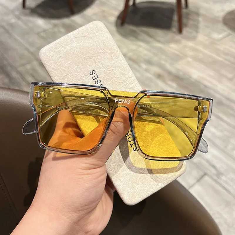 Fashion Sunglasses for Women Oversize Sun Glasses Gradient Plastic Vintage Brand Designer Female Sun Glasses Uv400 Eyewear Z250411