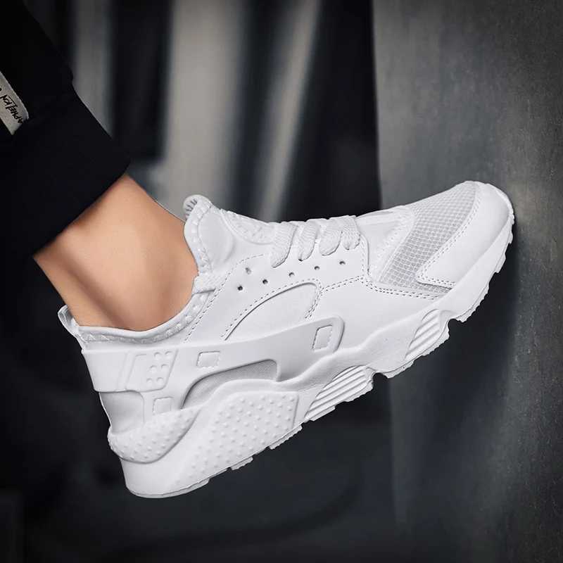 Unisex White Sneakers for Men Mesh Sports Trainers Running Shoes Man 2024 Summer M Wen Flat zapatillas para hbre Red Z250411