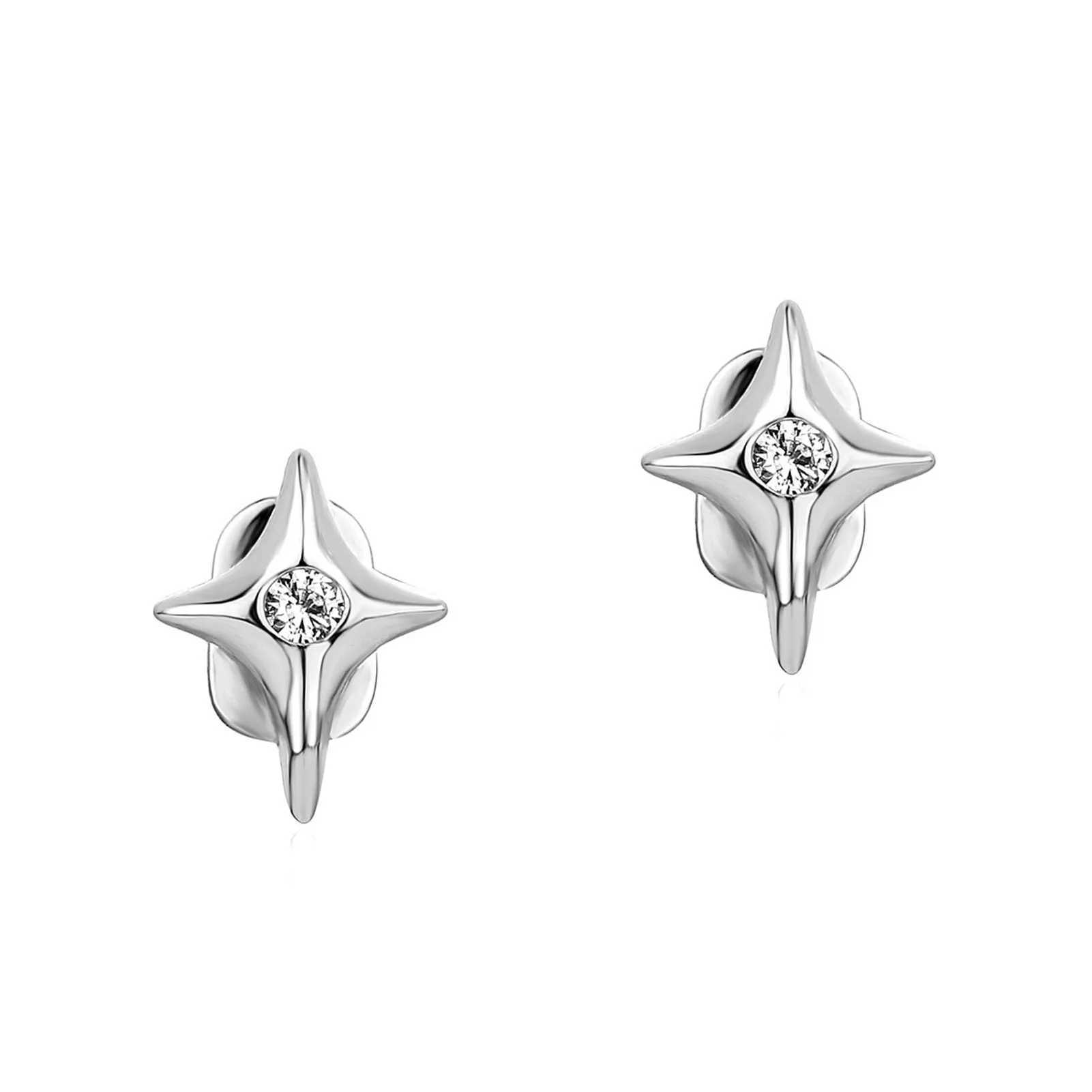 1 piece of single tooth grill with four point star sparkling rhinestone tooth grill cover jewelry for permanent stage accessories W250412