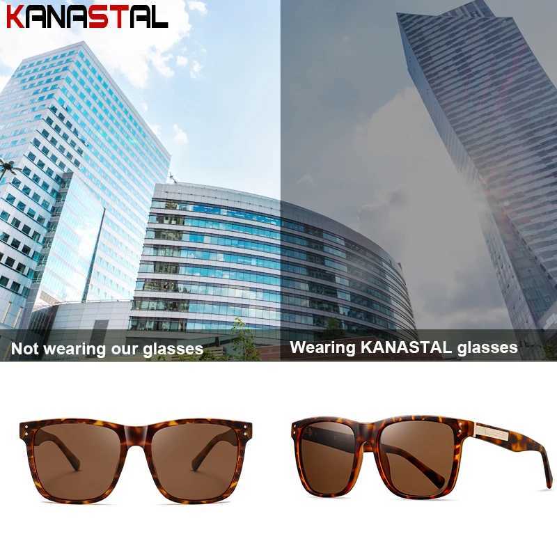 Women Sunglasses UV400 Polarized Sun Glasses Men Acetate Big Eyeglasses Frame Camping Outdoor Goggles Anti Glare Shade EyewearC250411
