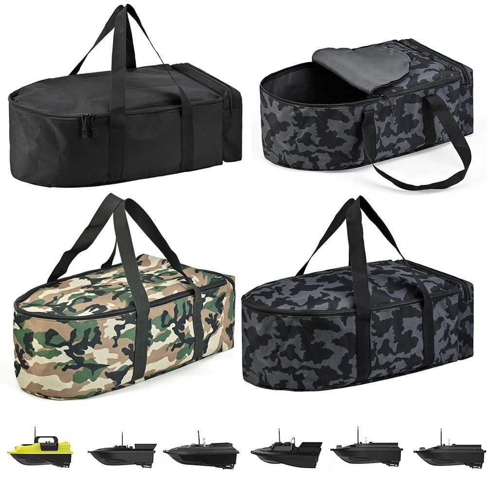 Fishing Boat Storage Bag Water Repellent Fishing Tackle Bag Double Zipper Portable Carry Bag with Handle Fishing Equipment Z250411