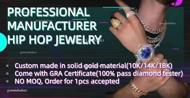 Stylish S Sier Cuban k Chain Unique Wholesale Factory Moissanite Necklaces