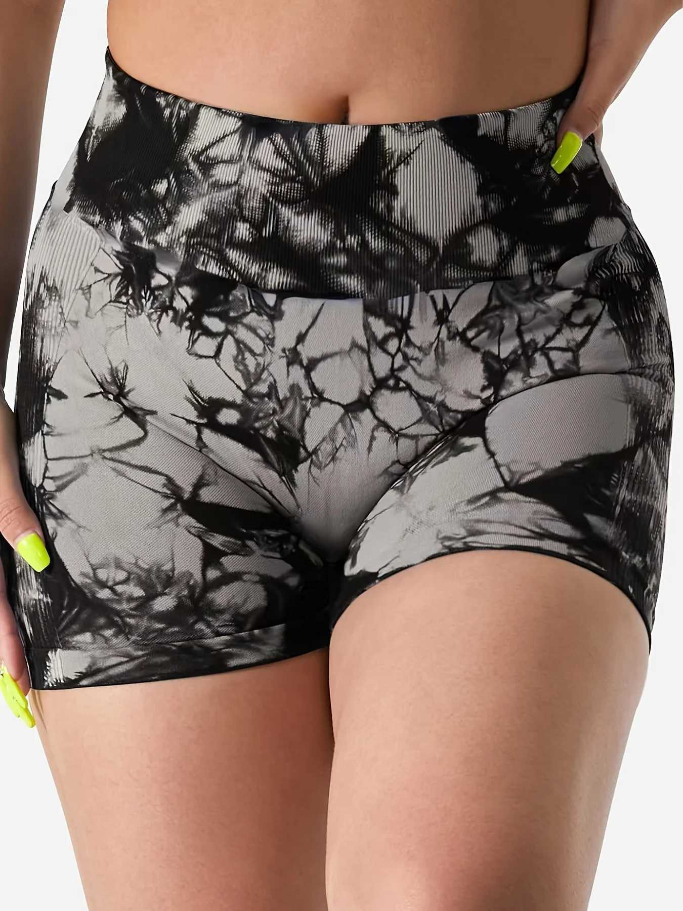 6-pack seamless hip lift high waist yoga gym running bike exercise bike exercise shorts Y250412