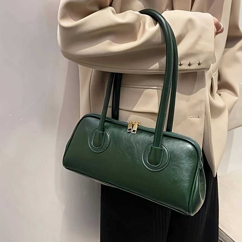 1 piece of Fi artificial leather shoulder bag elegant handbag with patchwork details Versatile top handle walletXJ250412