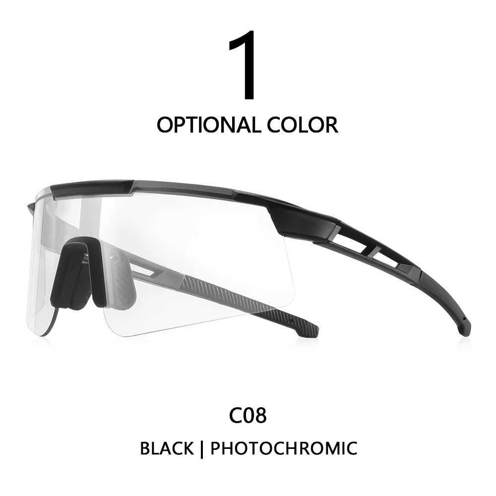 CRIXALIS Outdoors Sports Photochromic Sunglasses for Men Women Oversized Goggles Sun Glasses Male Riding Shades Female UV400C250411