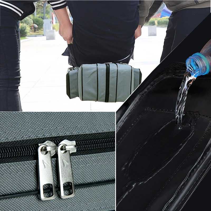 Waterproof Fishing Rod 2/3 Layer Thick Oxford Fishing Bags 120cm Fishing Pole Tools Storage Bag Large Capacity Pesca Bag XA185G Z250411