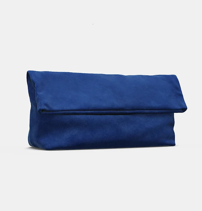 WOMENS MAXI SUEDE CLUTCH Evening Dress Bag Fashionable Handbag Purses for Women 251106