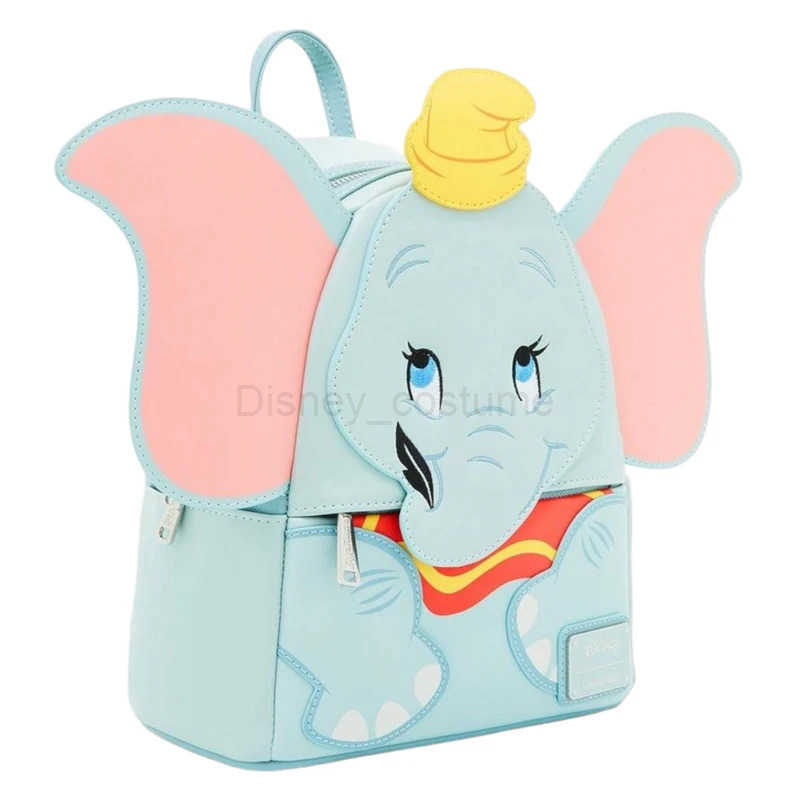 Disney Loungefly 3 Styles Figure Dumbo Mini Rucksack Wallet Set 80th Anniversary Edition Dont Just Fly Mini Backpack Light Blue Pink X250412