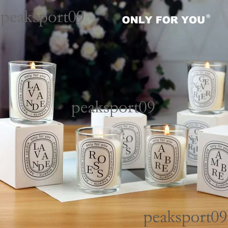Christmas Gifts Ambre 70G Dip Collection Scented Fragrance Perfume Candles Birthday Wedding Party Favors Home Decorations