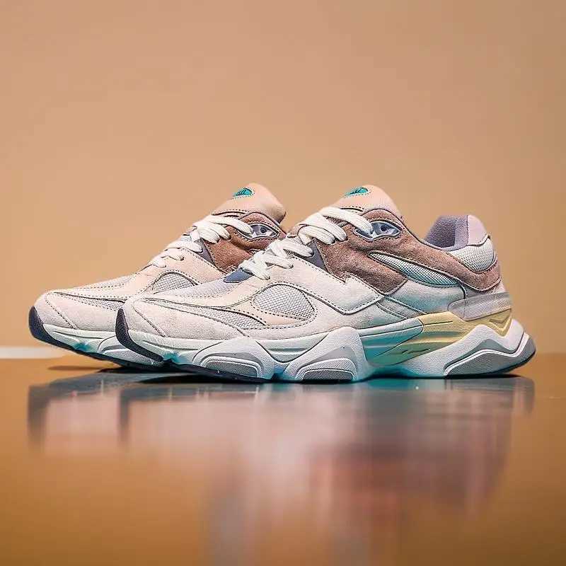 2024New Men/Women Reflective New 9060 Athletic Shoes Unisex Low Top Outdoor Shockproof Lightweight Running SneakersC250411