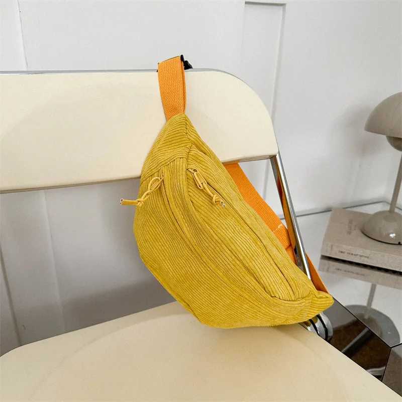 Corduroy Sports Bags Waist Bag for Women Shoulder Bags Simple Crossbody Bags Large Capacity Designer Bag Purses and Handbags SacT2511112