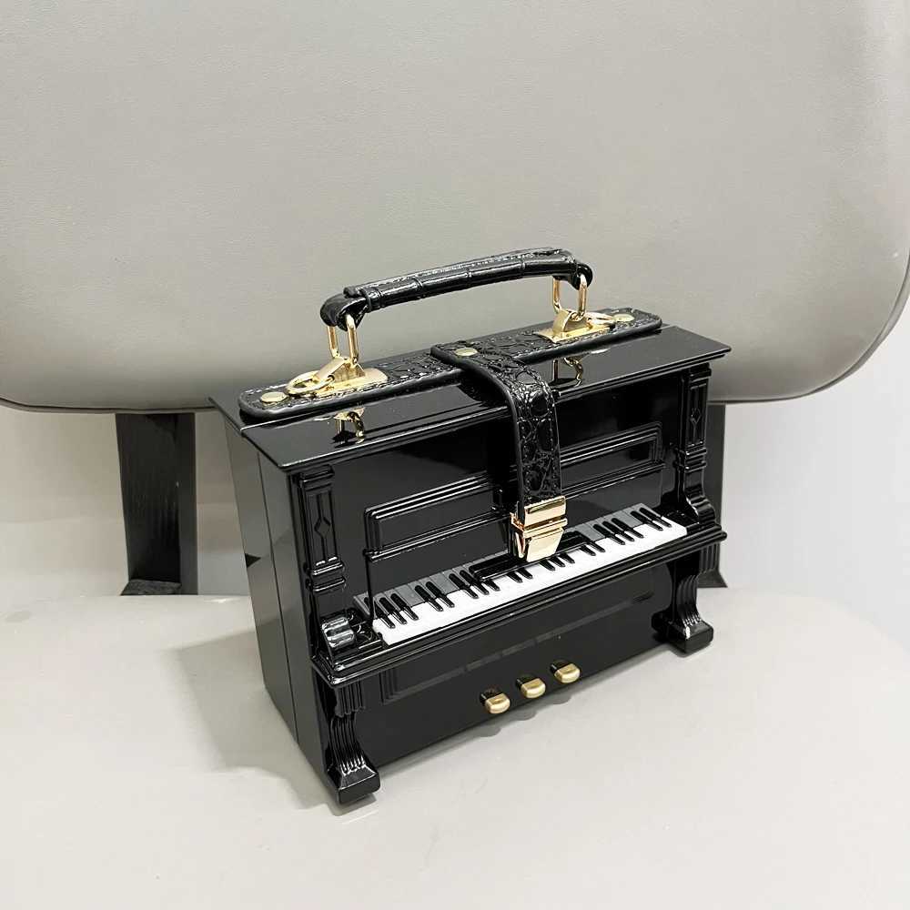 Wallet and Handbag Luxury Designer Cross Shoulder Bag Womens Piano Shaped Handbag Wallet Messenger BagXJ250412