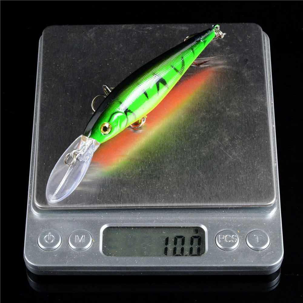 Hercules 10PCS Minnow Fishing Lure 11cm 10.5g Aritificial Wobblers Hard Plastic Baits Diving 2.5-4m Pesca Fish Wobbler Tackle Z250411