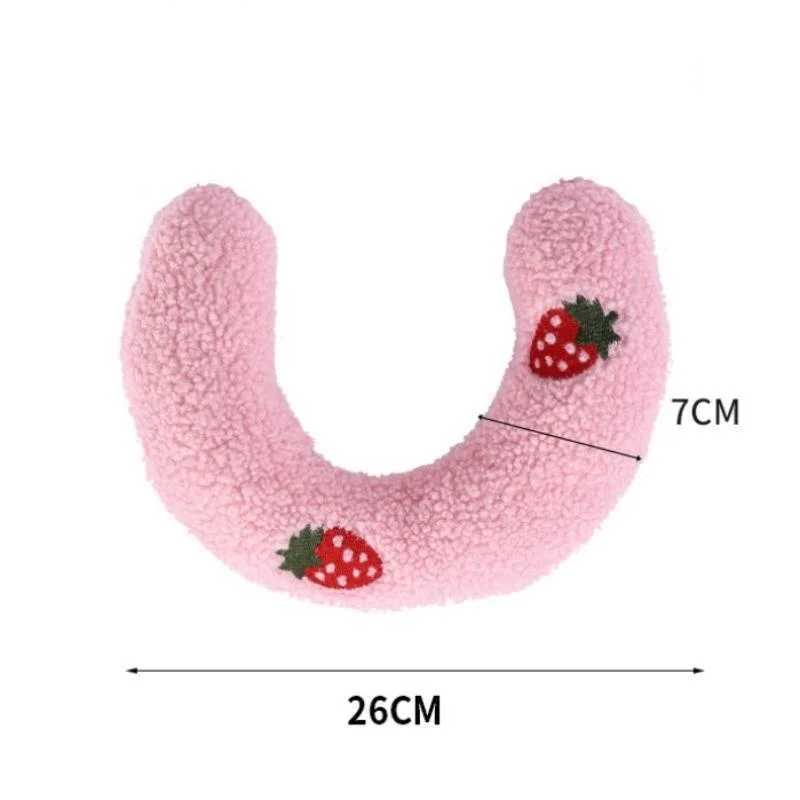 Cat pet dog sleep soft U-shaped cat toys pet toys pet supplies Y250412