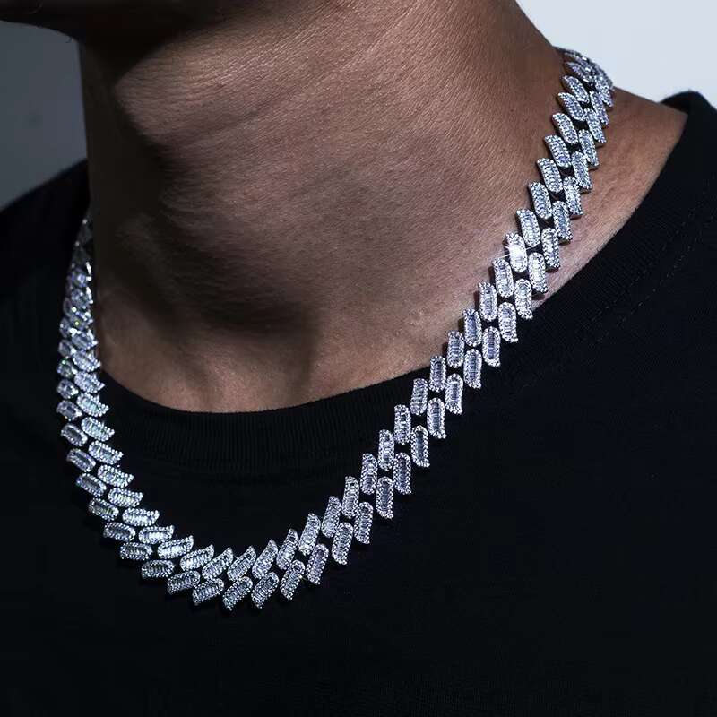 Hiphop Jewelry Necklace Ice Out Moxit Cuban k Chain