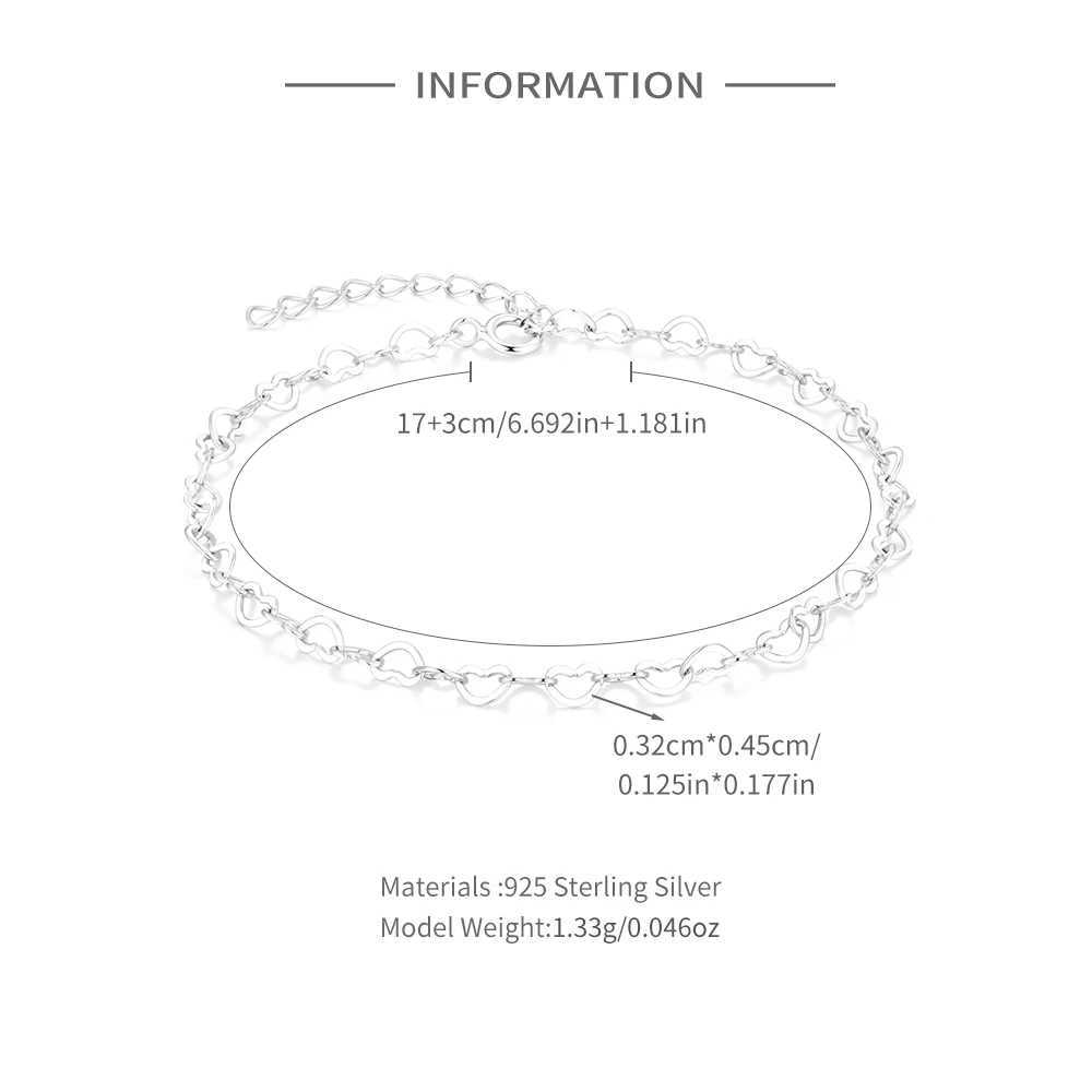 CANNER Bracelet 925 Sterling Silver Womens Chain DIY Bracelet Smooth Surface Pulseras Mujer Silver Gold Jewelry Armband ClassicC250411