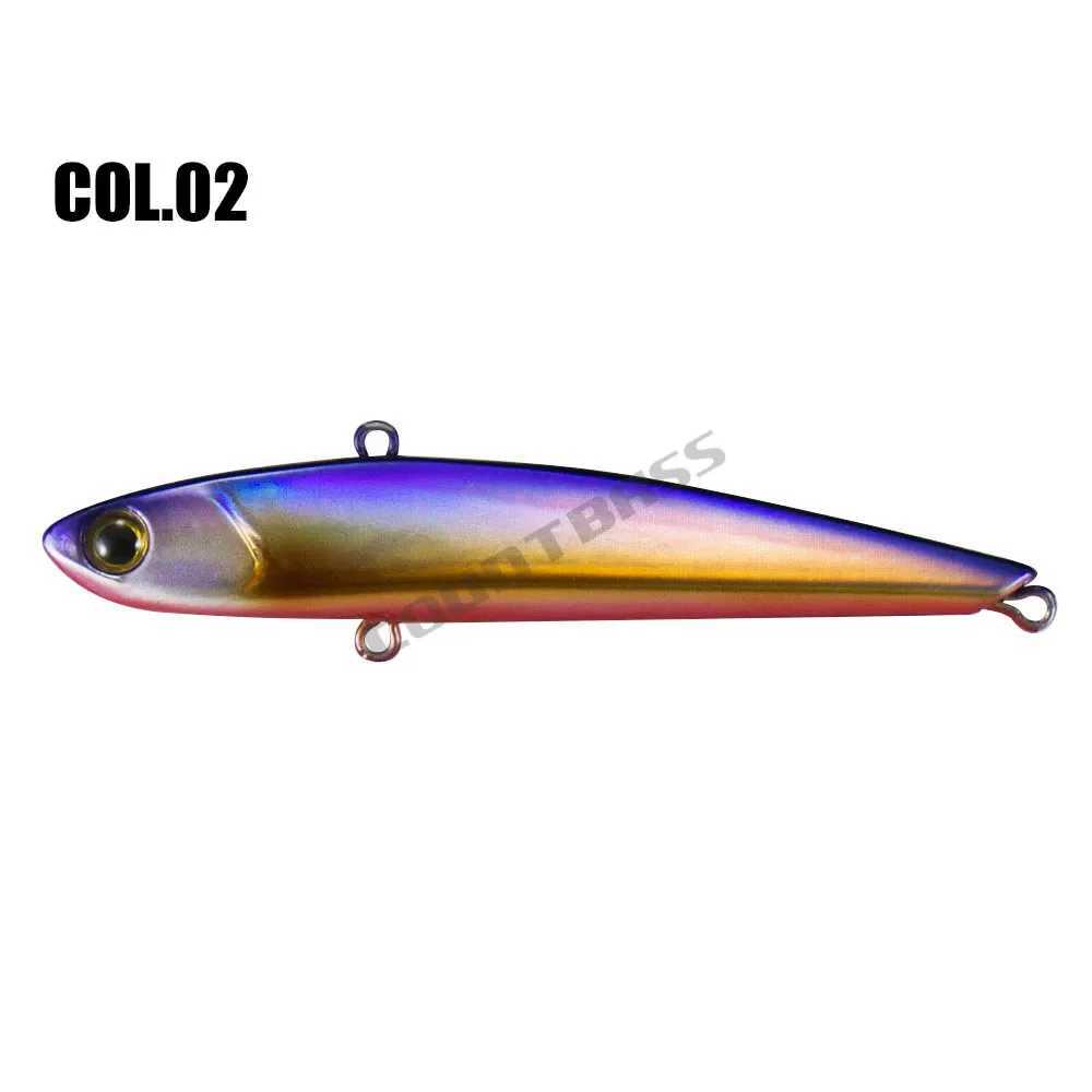 COUNTBASS Vibration Hard Bait 65mm 75mm 90mm Sinking Fishing Lure Anglers Lipless Crankbait Hard Bait Wobbler Leurre Z250411