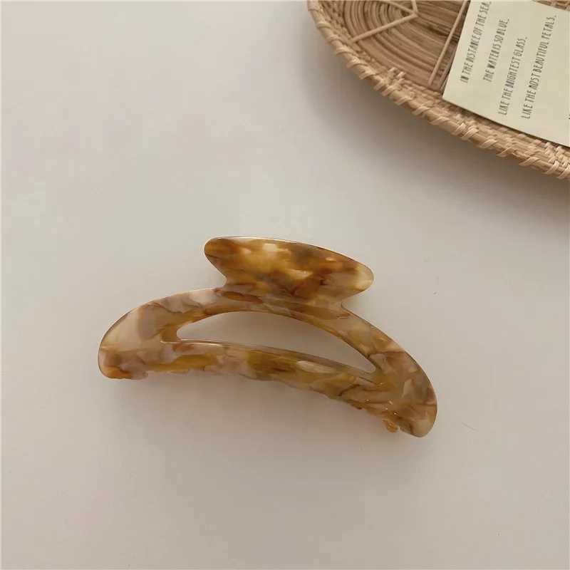 New 2021 girls hair claws womens geometric clamps hair clippers clamp buckets Korean style hair clips acrylic styling accessories Y2504012