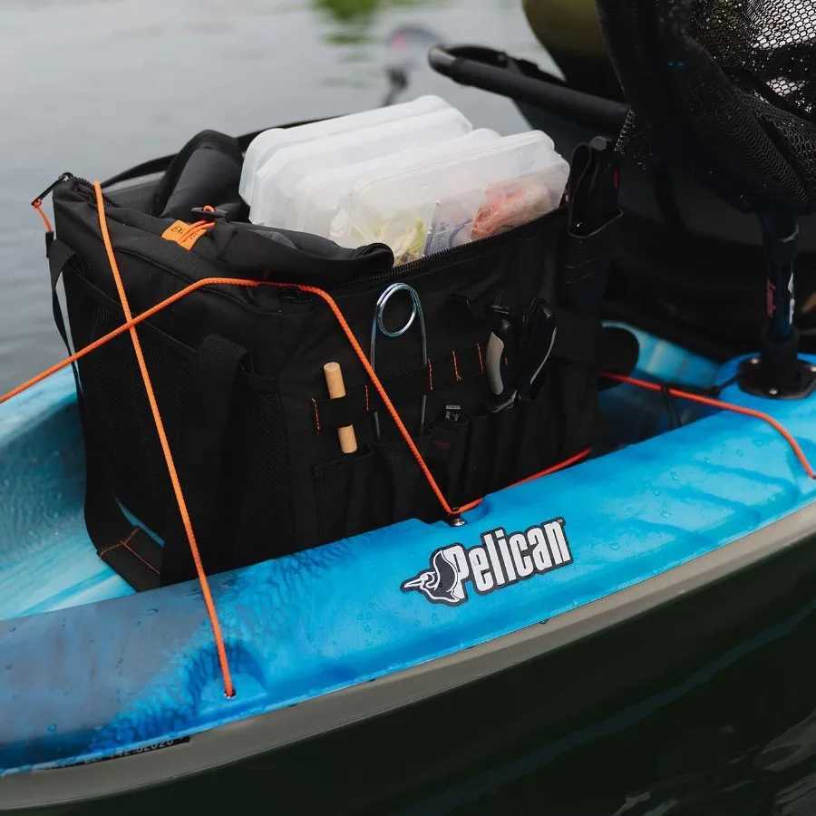Pelican Exocrate Fishing Bag - Large Saltwater Resistant Fishing Bag - Kayak Fishing Tackle Storage Bag Z250411
