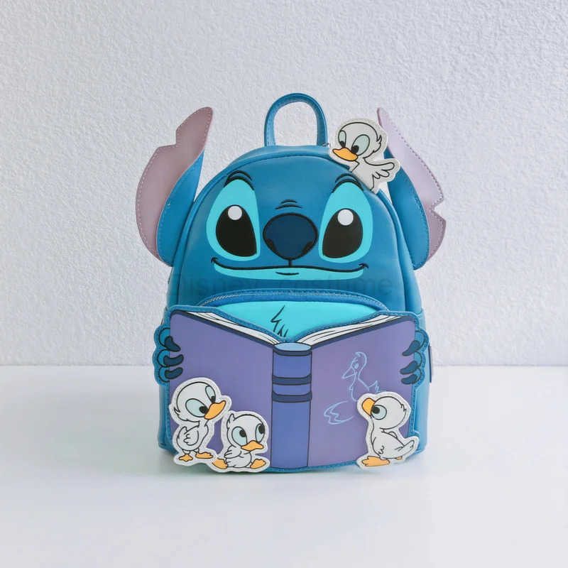 Disney Loungefly Disney Splicing Cute Cartoon Printed Backpack Fashion Shoulder Bag Childrens Backpack Travel Bag Wallet Christmas Gift X250412