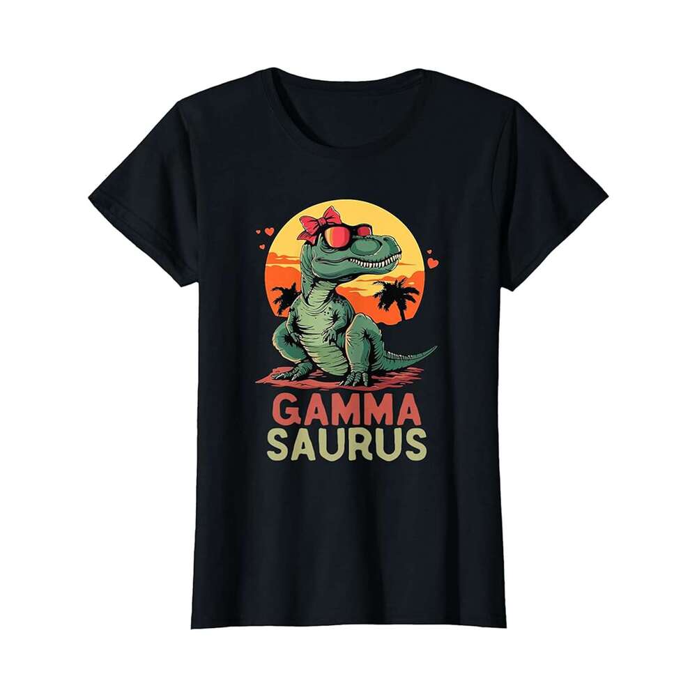 Designer T shirt GammaSaurus Dino Dinosaur Gamma-Saurus T-Rex Funny Trex ,100% cotton, short sleeve , Wrinkle resistant, Casual, comfortable fit - 220
