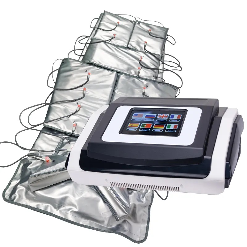3 in 1 Lymphatic Dranaige Massager EMS Air Pressotherapy Body Slimming Suit for Spa Salon Home Use